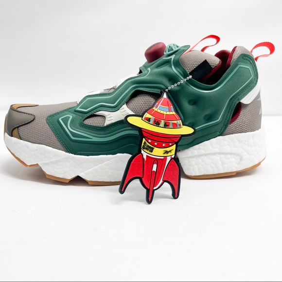 REEBOK x ADIDAS x BBC Instapump Fury Boost Pine - Picture 7 of 16